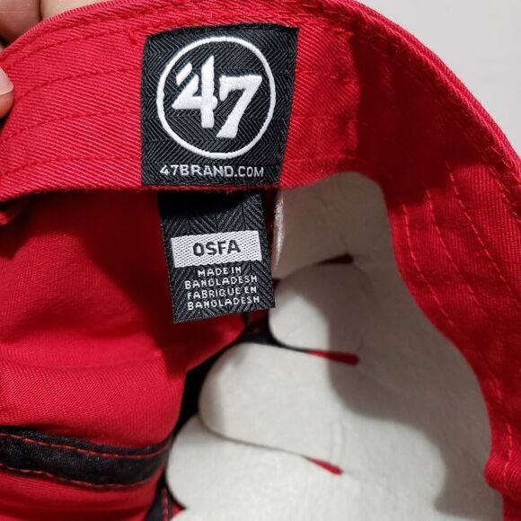 Tampa Bay Bucs '47 Red 2021 NFC South Division Champions Clean Up Hat NWT - Picture 8 of 9